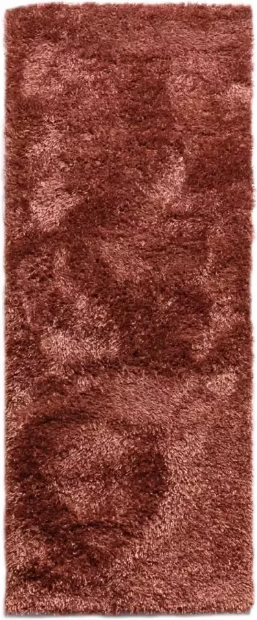 Tapeso Hoogpolige loper Velours Posh koper 80x200 cm