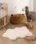 Tapeso Kindervloerkleed schaap Fluffy crème 55x80 cm - Thumbnail 1