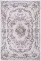 Tapeso Klassiek vloerkleed Aubusson Flore crème roze 160x230 cm - Thumbnail 2