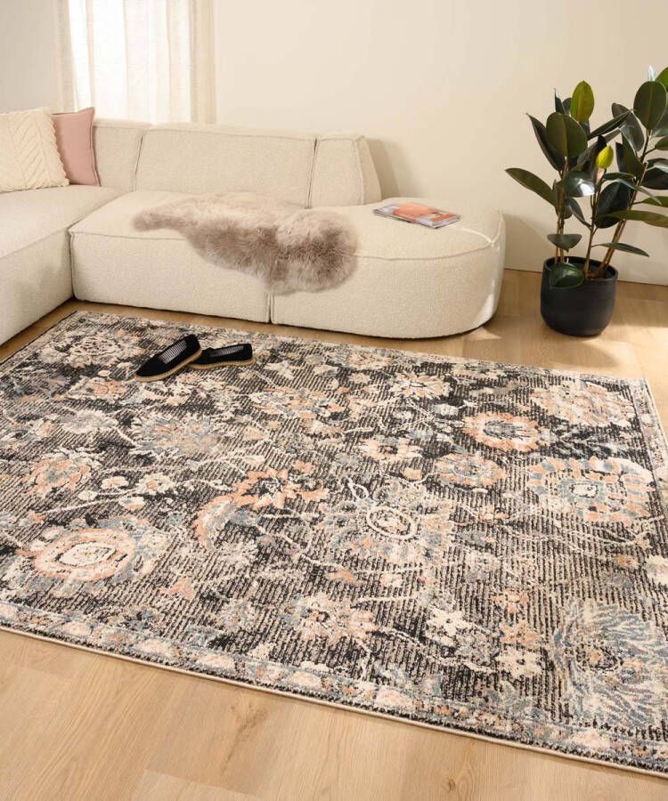 Tapeso Klassiek vloerkleed Fancy Flowers multi 120x170 cm - Foto 1