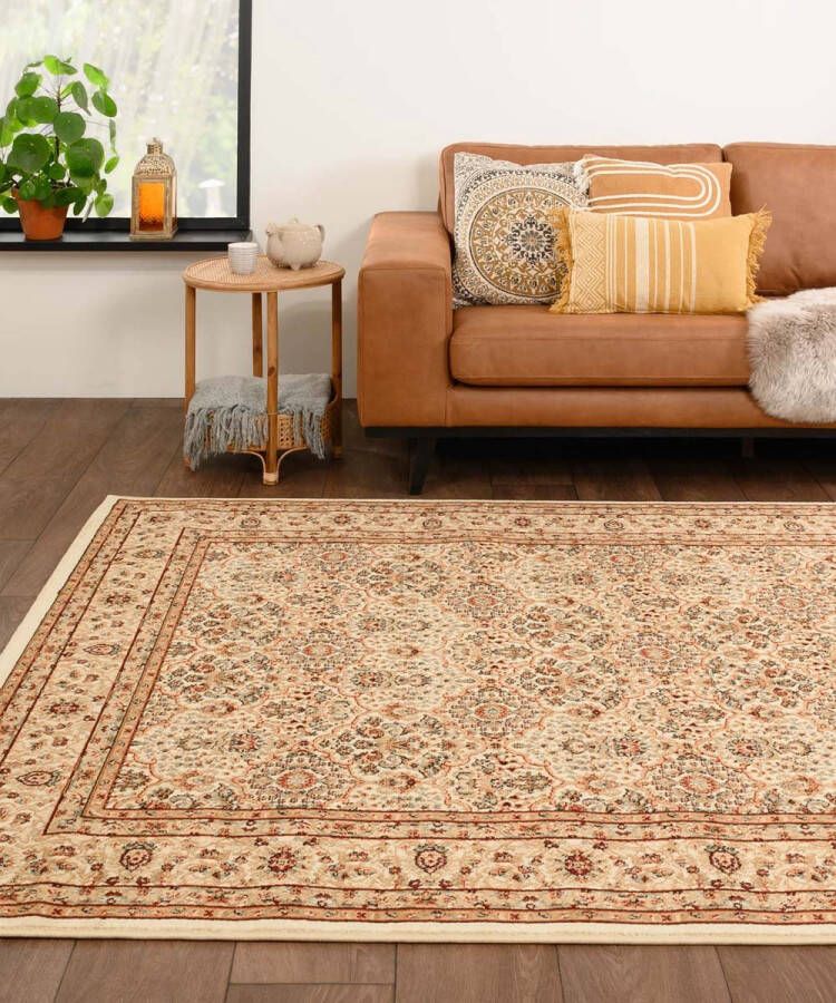 Tapeso Perzisch tapijt Mirage Royal beige|rood 240x340 cm