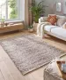 Tapeso Wollen vloerkleed Ursule bruin grijs 130x190 cm - Thumbnail 1