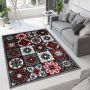 Tapiso Bali PP Vloerkleed Grijs Rood Laagpolig Woonkamer Tapijt Maat- 300x400 - Thumbnail 2