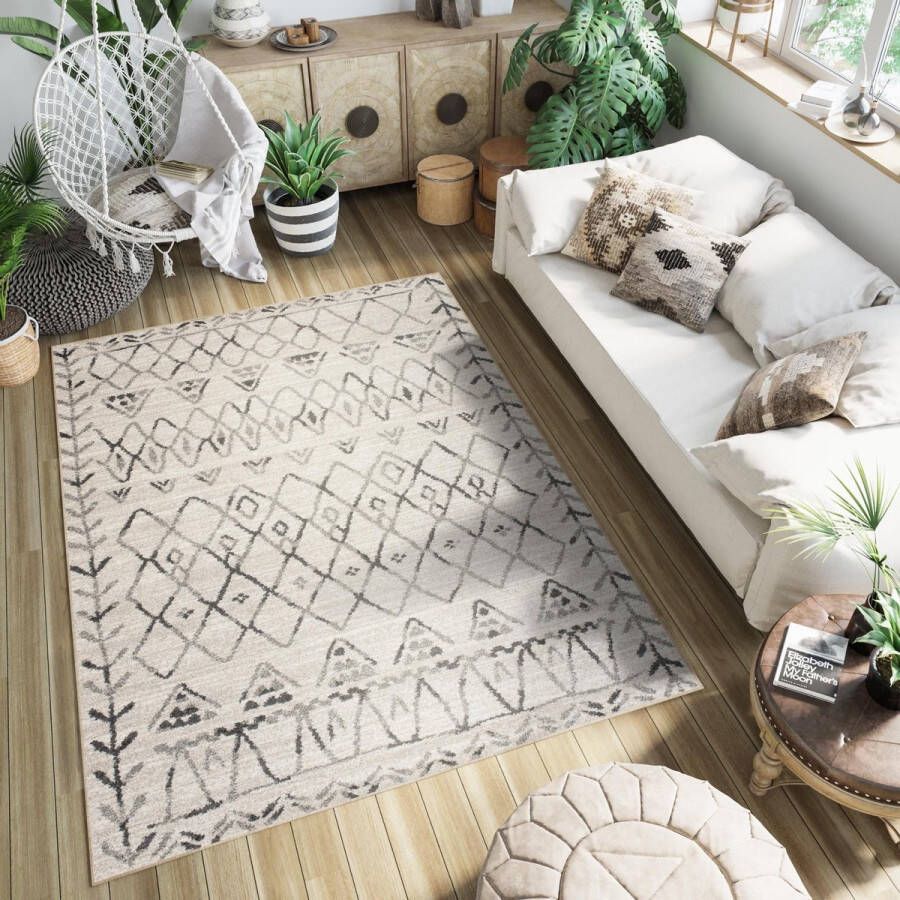 Tapiso Capri Vloerkleed Buitenkleed Outdoor Tuintapijt Binnen Maat- 200x290