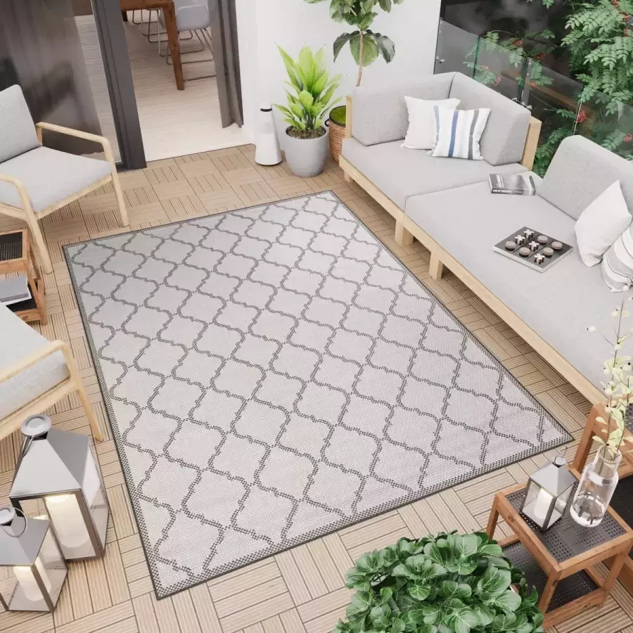 Tapiso Capri Vloerkleed Tuintapijt Indoor Outdoor Woonkamer Binnen Maat- 120x170