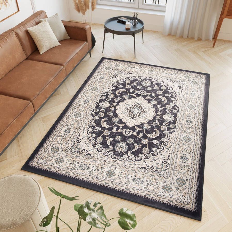 Tapiso Dubai Vloerkleed Woonkamer Oriental Oosters Tapijt Maat- 250x350