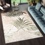 Tapiso Golden Vloerkleed Beige Licht Donker Bladeren Modern Tapijt Maat- 120x170 - Thumbnail 1