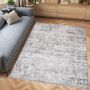 Tapiso Hera Vloerkleed Grijs Woonkamer Vintage Slaapkamer Tapijt Maat- 140x200 - Thumbnail 1