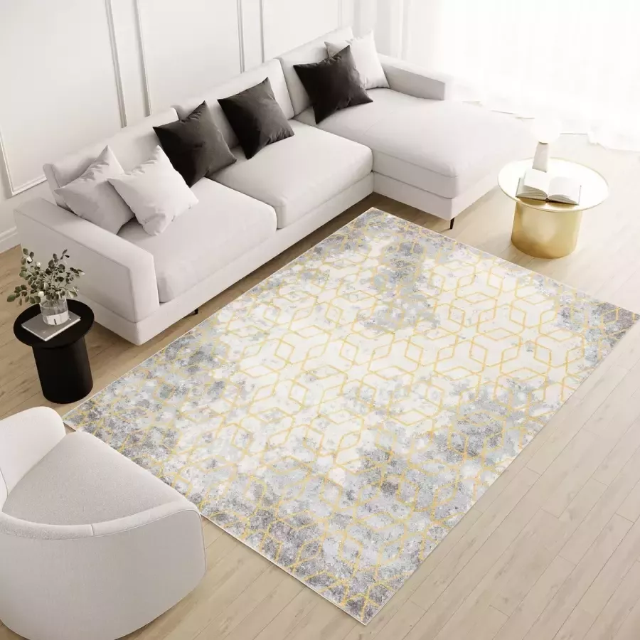 Tapiso Malesia Vloerkleed Abstract Woonkamer Tapijt Maat- 140x200