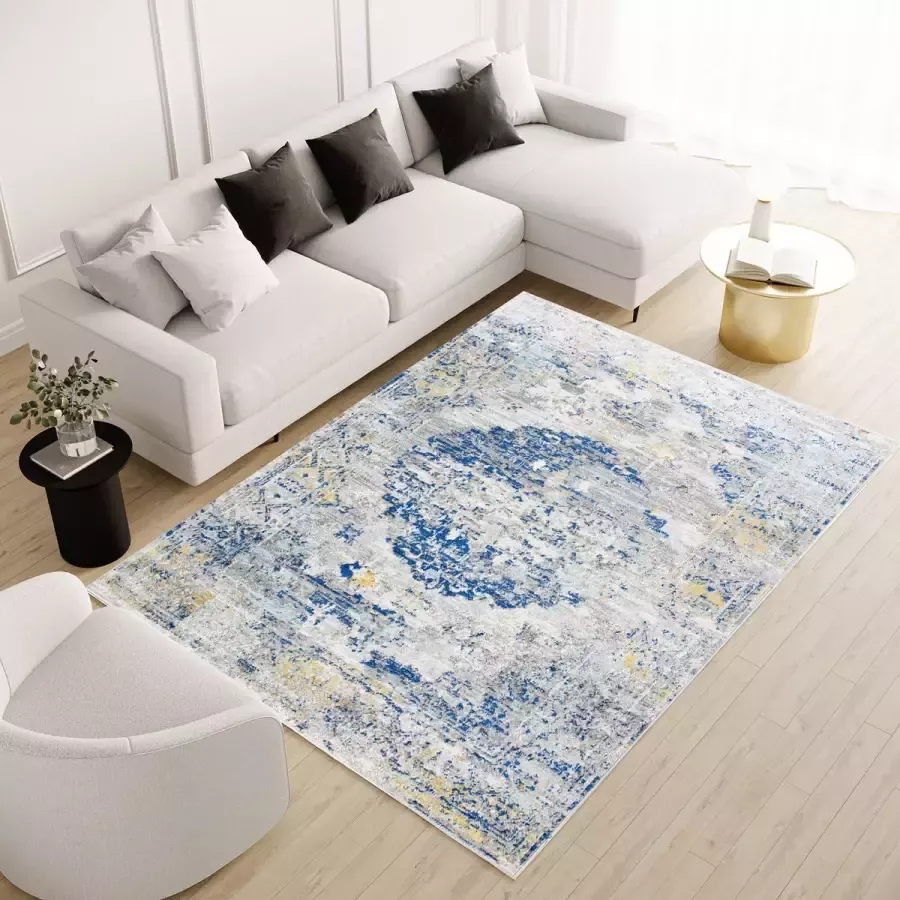 Tapiso Malesia Vloerkleed Vintage Woonkamer Tapijt Maat- 300x400