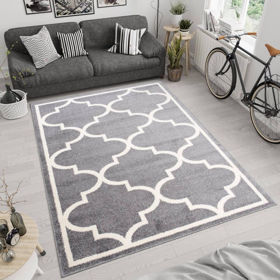 Tapiso Maroko Vloerkleed Slaapkamer Modern Karpet Maat- 120x170