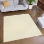 Tapiso Mono Square Vloerkleed Creme Laagpolig Vierkant Tapijt Maat- 120x120 - Thumbnail 2