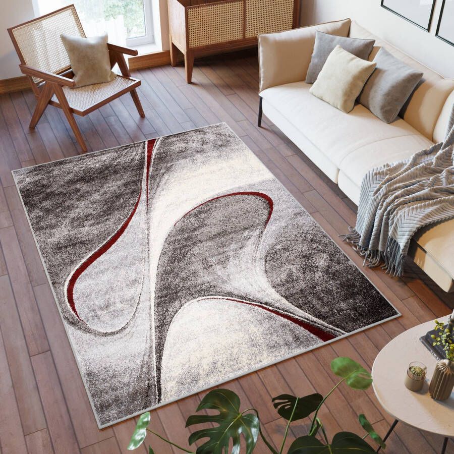 Tapiso Petra Vloerkleed Abstract Binnenkleed Carpet Tapijt Maat- 140x200