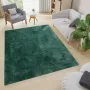 Tapiso Silk Vloerkleed Donkergroen Hoogpolig Woonkamer Tapijt Maat- 200x300 - Thumbnail 2