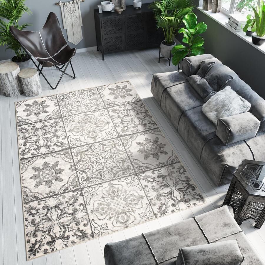 Tapiso Ethno Vloerkleed Woonkamer Slaapkamer Tapijten Maat- 140x200