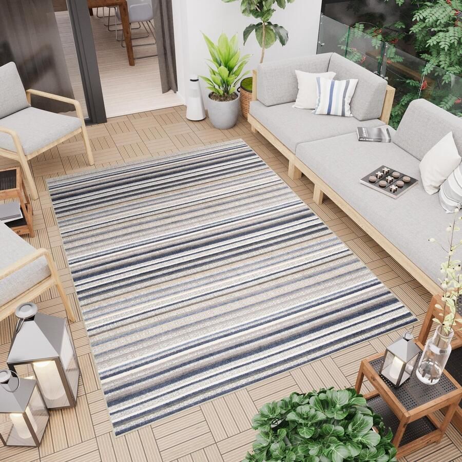 Tapiso Patio Indoor Tapijt Buitenkleed Buiten Tuintapijt Outdoor Modern Maat- 80x150