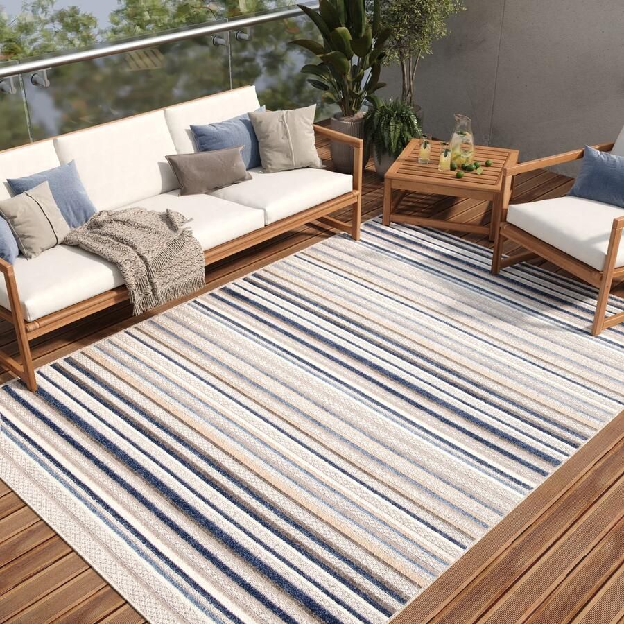Tapiso Patio Indoor Tapijt Buitenkleed Buiten Tuintapijt Outdoor Modern Maat- 200x300