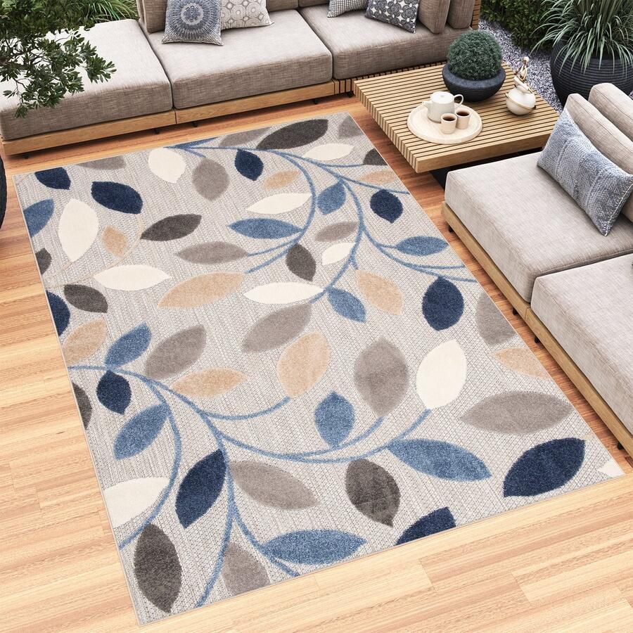 Tapiso Patio Indoor Tapijt Buitenkleed Tuintapijt Outdoor Vloerkleed Buiten Maat- 160x220