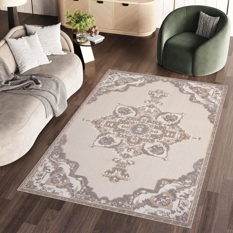 Tapiso Patio Indoor Tapijt Buitenkleed Tuintapijt Vloerkleed Outdoor Modern Maat- 120x170