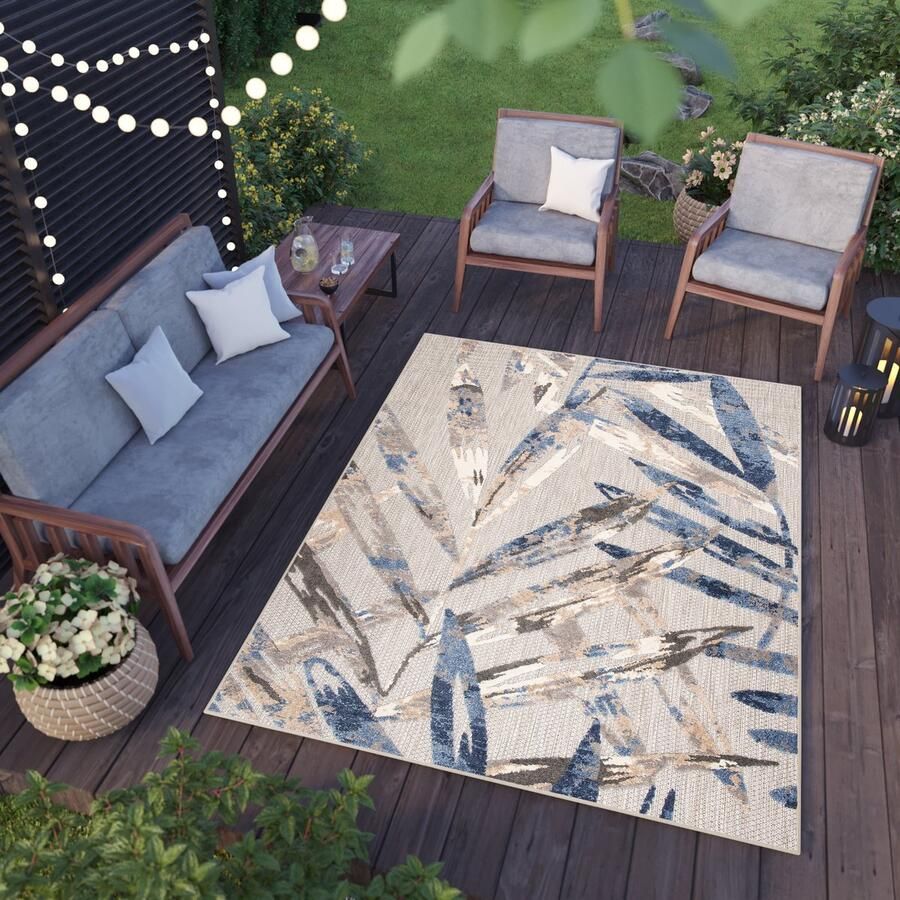 Tapiso Patio Indoor Tapijt Tuintapijt Vloerkleed Outdoor Indoor Maat- 200x300