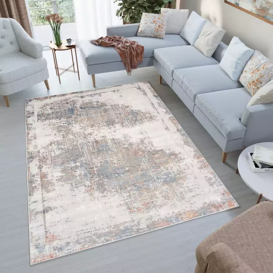 Tapiso Venezia Vloerkleed Modern Abstract Slaapkamer Tapijt Maat- 80x150