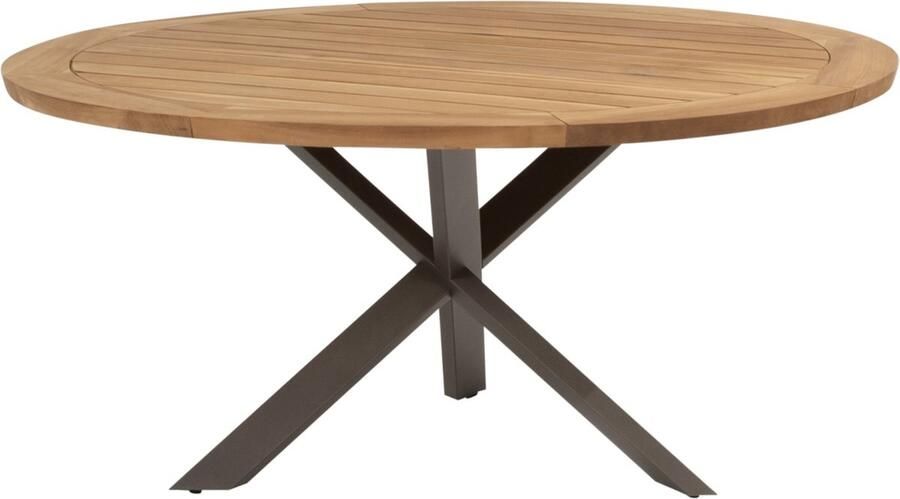Taste 4SO Prado dining tuintafel 160øx75 cm rond teak terre