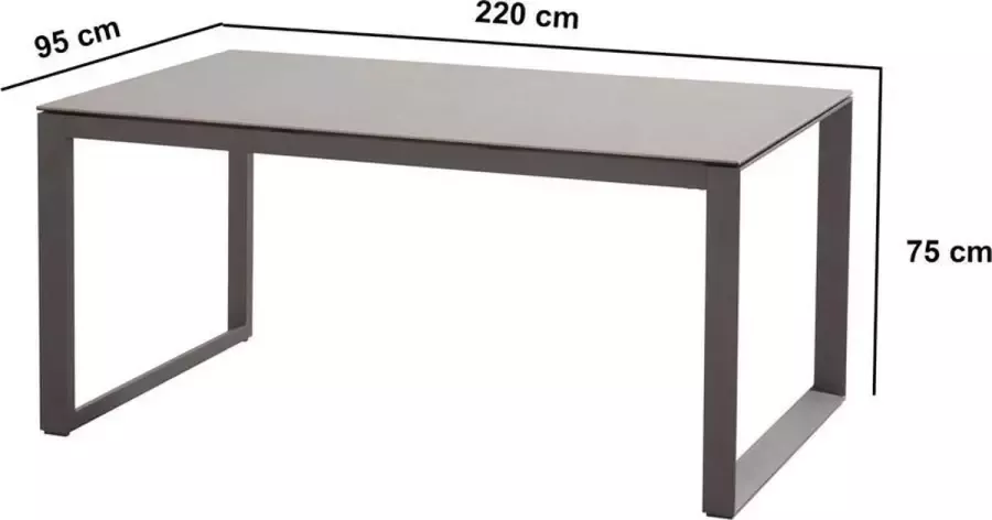 Taste by 4 Seasons Taste 4SO Heritage tuintafel 220x95 cm keramische top - Foto 2