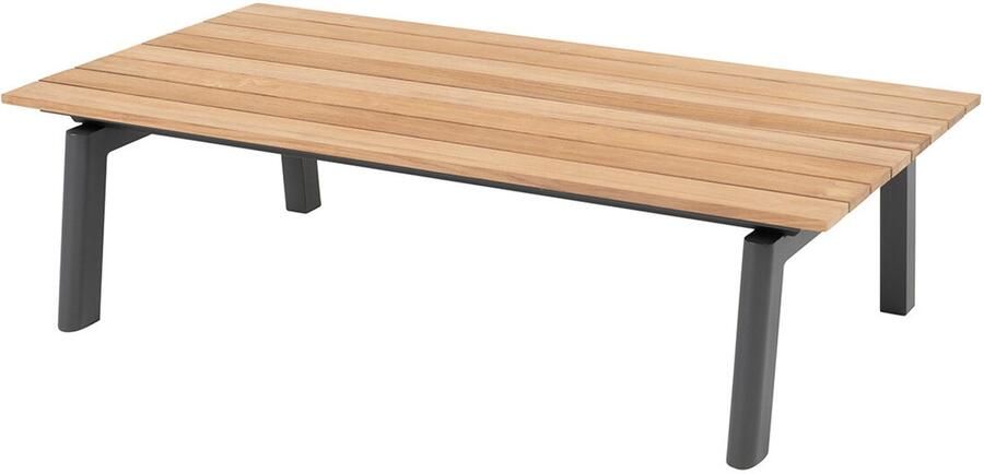 Taste by 4 Seasons Ravenna loungetafel 120x65x35 cm donker grijs