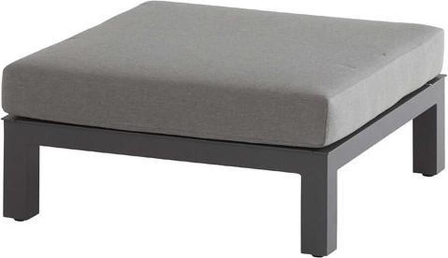 Taste by 4 Seasons Taste 4SO Portofino voetenbank 76x76xH35 cm antraciet