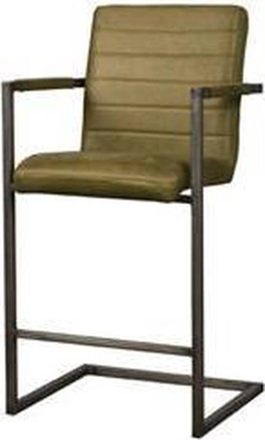 Teakea Barstoel met Rugleuning Rocca barstool Bull green