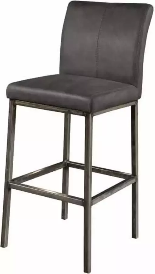 Teakea Barstoel met Rugleuning Sevilla barstool 54x48x111 Antraciet