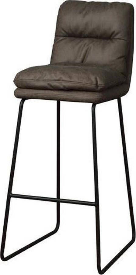 teakea Barstoel met Rugleuning Toro Barstool 65x48x110 Antraciet