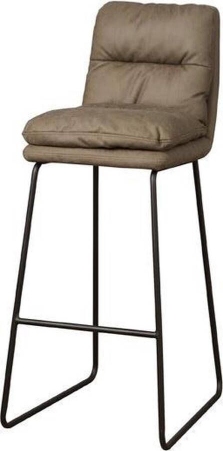 teakea Barstoel met Rugleuning Toro Barstool 65x48x110 Taupe