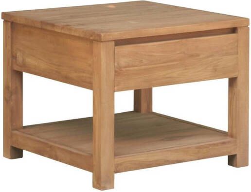 Teakea Corona Teak Bijzettafel 60x60x50