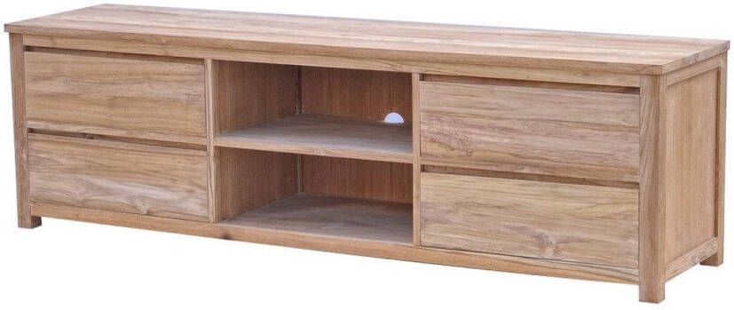 Teakea Corona Teak TV meubel 200x50x60