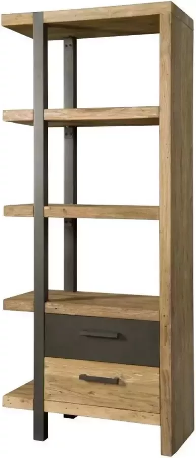 Teakea Lucca Boekenkast 77.5x40x190 Links