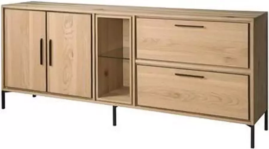 Teakea Ravenna Dressoir 2 Deuren 2 Laden 220x44x90