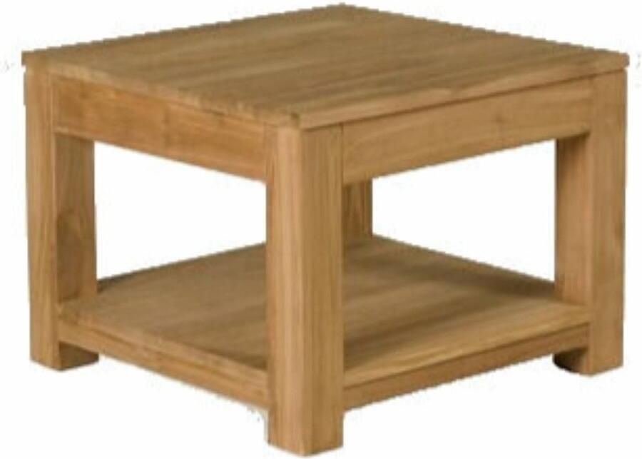 Teakea Dico Teakhouten bijzettafel 50x50x45