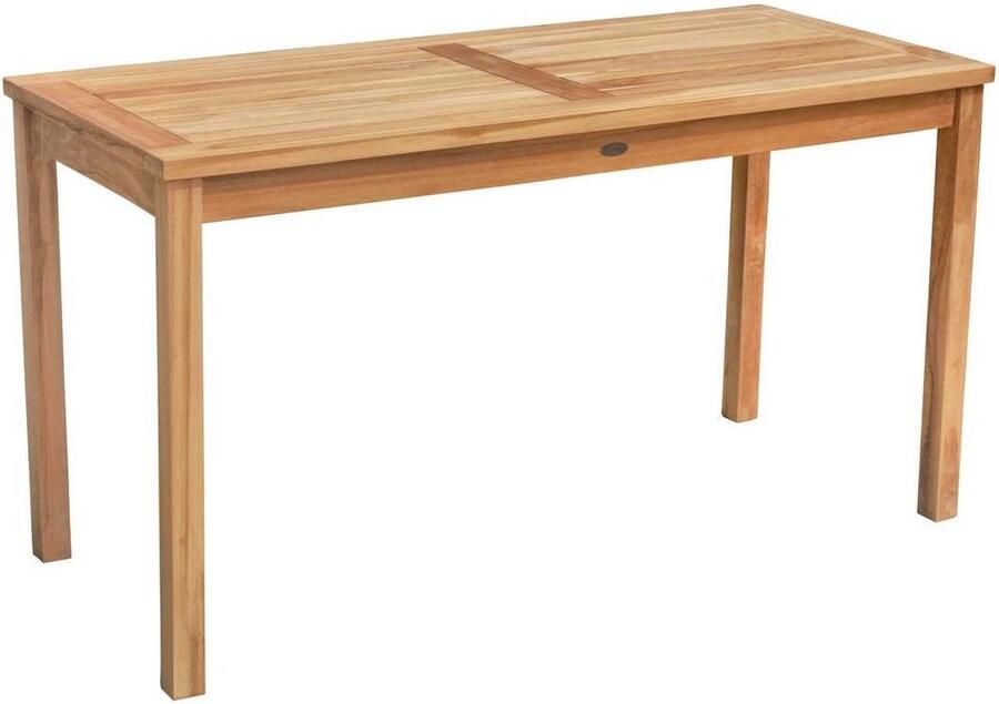 Teakea Teak Tuintafel 140x60x75 Balkon Bistro Tafel Teakhout