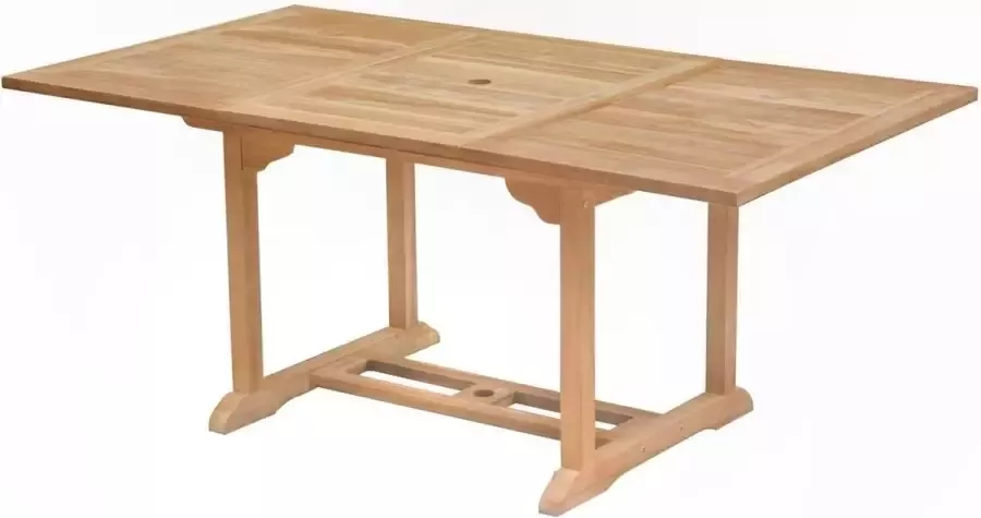 Teakea Uitschuifbare Teak Tuintafel Rechthoekig 120180