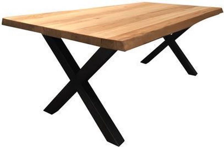 teakea Xara Live-edge dining table 160x90 top 5 Naturel