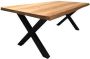 Teakea Xara Live-edge dining table 160x90 top 5 Naturel - Thumbnail 2