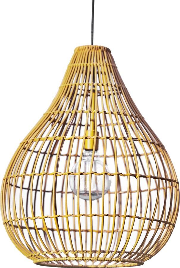 Teamson Home Zonne-Energie Geweven Hangend Lamp Licht Tuindecoratie Met Lichtdimmer Timer & Afstandsbediening