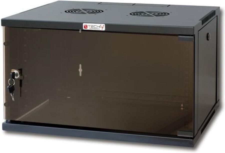 Techly I-CASE ER-1009B45 rack 9U Wandrek Zwart