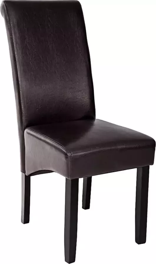 Tectake eetkamerstoel stoel ergonomisch bruin 400555 - Foto 1