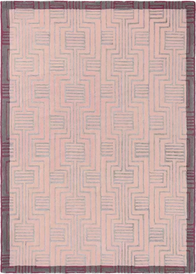 Ted Baker Kinmo Pink 56802 Vloerkleed 140x200 Rechthoek Laagpolig Tapijt Modern Meerkleurig - Foto 2