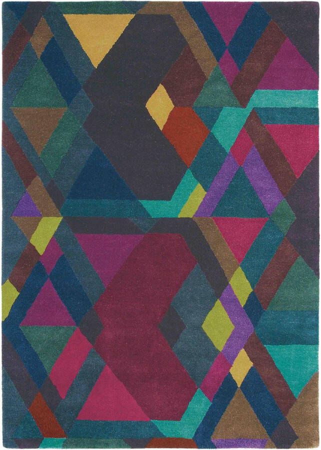 Ted Baker Mosaic Deep Purple 57607 Vloerkleed 140x200 Rechthoek Laagpolig Tapijt Modern Meerkleurig - Foto 2