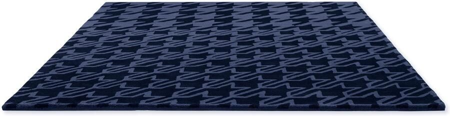 Ted Baker Houndstooth Blue 162808 Vloerkleed 140 x 200 cm Blue Rectangular Wool Dining room Living room Geometric Retro Modern - Foto 2