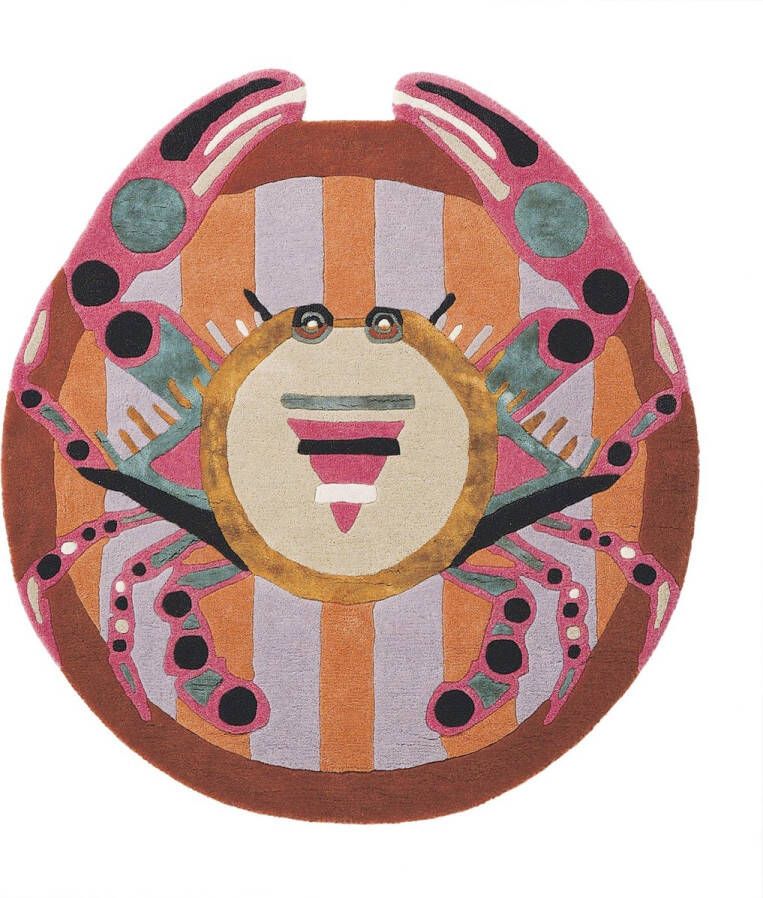 Ted Baker Zodiac Cancer 161405 Vloerkleed 100 rond Laagpolig Rond Tapijt Modern Meerkleurig