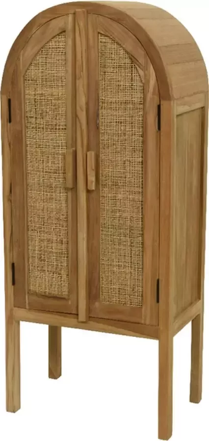 Teeninga Palmen Meubels Cabinet Teakwood Indoor Natural 50x33x118cm